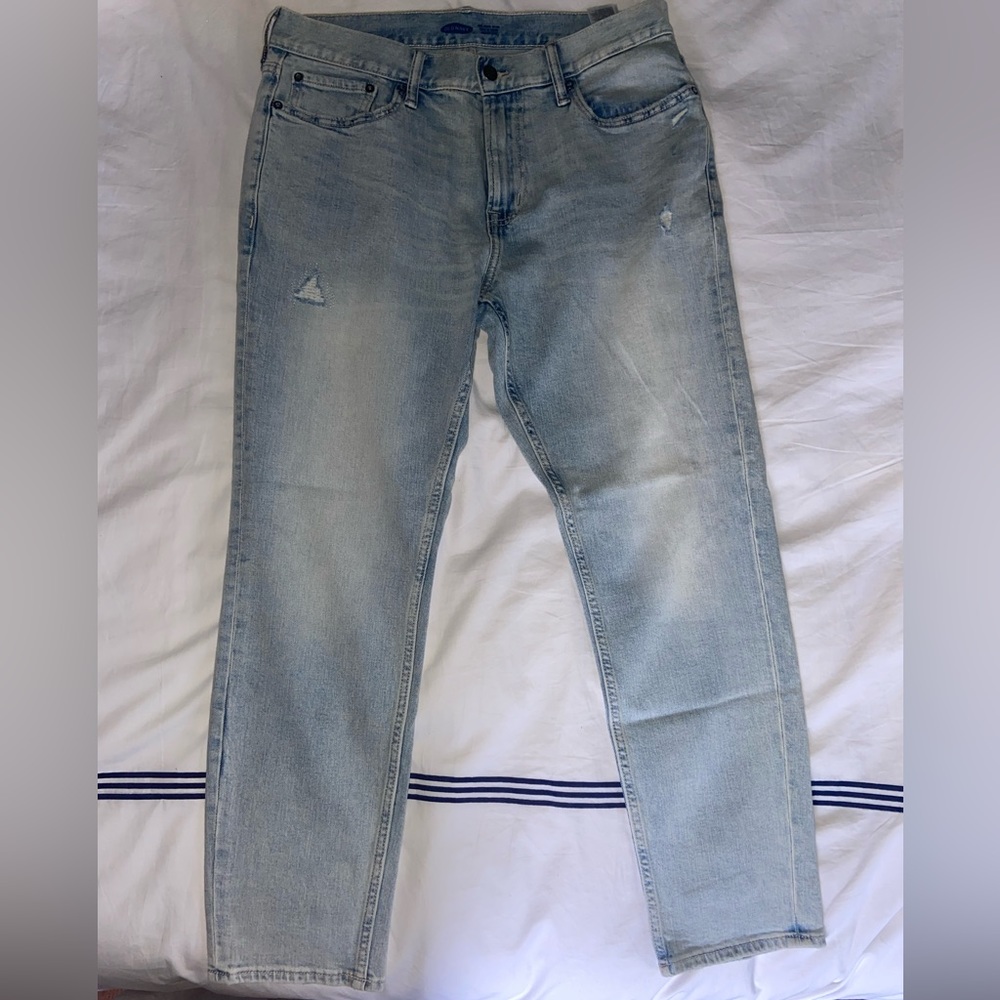 Old Navy Relaxed Slim size 30 light wash jeans
